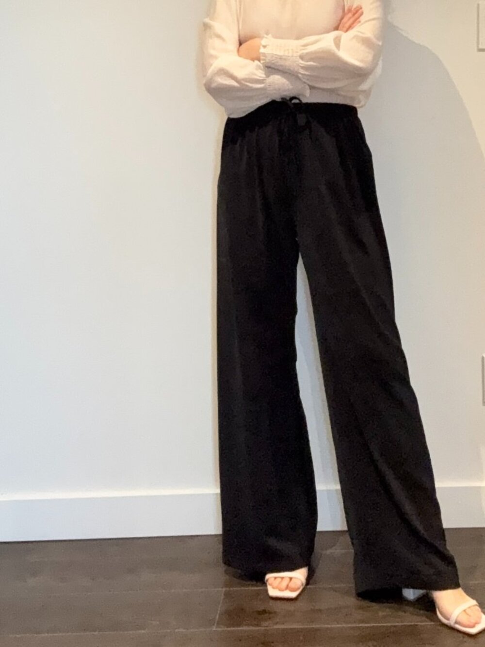 Black Wide-Leg Pants — Minimalist, Flowy & Elegant